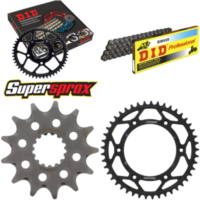 Chain Kit - Steel - for: KTM 125 LC2 97-00/Sting 125 80 Km/h 13-45-110 DID520 Clip