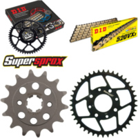 Kettensatz Stahl für: KTM 200 Duke 11-14 14-42-118 DID520VX3(G&B) Clip