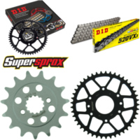 Kettensatz Stahl für: KTM Duke 13-15/RC 390 13-15 15-45-114 DID520VX3 Clip
