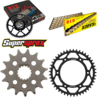 Chain Kit - Steel - for: KTM EXC250 Racing 04-06/EXC400 Racing 15-45-118 DID520VX3(G&B) rivet