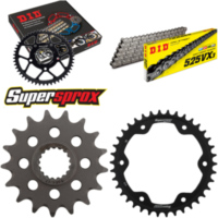Chain Kit - Steel - for: KTM Super Duke 1290 R 13-15 17-38-112 DID525VX3 endless