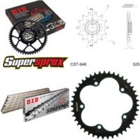 Kettensatz Stahl für: MV Agusta Brutale 910 R 06-09/Brutale 15-43-112 DID525ZVM-X(S&S) Niet