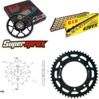 Chain Kit - Steel - for: RIEJU MRT125 Cross /SM /Freejump 12- 15-48-134 DID428VX(G&B) endless