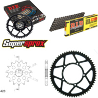 Chain Kit - Steel - for: SACHS ZX125 97-02 16-62-140 DID428HD Clip