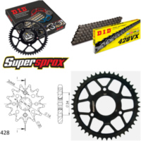 Chain Kit - Steel - for: RIEJU NKD125 RS-2 125 Naked 06-09/R 14-46-126 DID428VX rivet