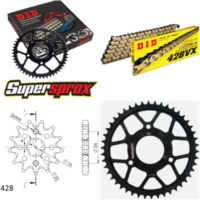 Chain Kit - Steel - for: RIEJU NKD125 RS-2 125 Naked 06-09/R 14-46-126 DID428VX(G&B) Clip