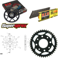 Chain Kit - Steel - for: DAELIM VC125 Advance 80km/h 95-97 13-43-126 DID428D Clip