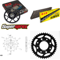 Chain Kit - Steel - for: DAELIM VT125 98-00/VT125 Evolution 99 14-42-134 DID428VX Clip