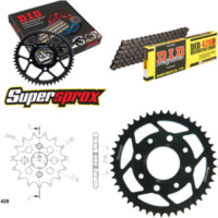 Chain Kit - Steel - for: DAELIM VJ125 Roadsport R 08-12/VJ125 14-45-130 DID428D Clip
