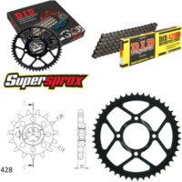 Chain Kit - Steel - for: HYOSUNG Cruise II 4-V 97-98/Cruise 14-47-126 DID428HD Clip