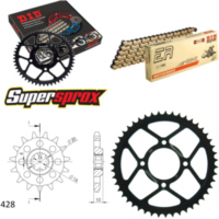 Chain Kit - Steel - for: HYOSUNG Cruise II 4-V 97-98/Cruise 14-47-126 DID428NZ(G&B) Clip