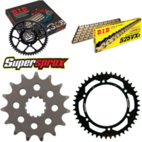 Chain Kit - Steel - for: HYOSUNG GT650 i Naked /SE 08-14/GT650 15-44-108 DID525VX3(G&B) endless