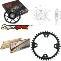 Chain Kit - Steel - for: KYMCO KXR250 Sport 04-07/MXU250 05-10 14-38-094 DID520ZVM-X(G&G) endless