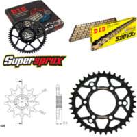 Chain Kit - Steel - for: POLARIS Trail Blazer 250 > 15.07.2000 11-38-086 DID520VX3(G&B) Clip