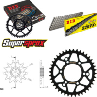 Chain Kit - Steel - for: POLARIS Trail Blazer 250 94-94/Trail 11-40-086 DID520VX3 Clip