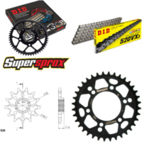 Chain Kit - Steel - for: POLARIS Trail Blazer 250 02-05 11-36-076 DID520VX3 Clip