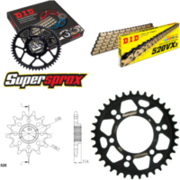 Chain Kit - Steel - for: POLARIS Trail Blazer 250 02-05 11-36-076 DID520VX3(G&B) Clip