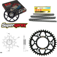Chain Kit - Steel - for: POLARIS 2x4 300 94-95/Xpress 300 L 96 12-38-086 DID520NZ Clip