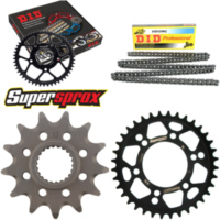 Chain Kit - Steel - for: POLARIS Scrambler 2x4 400 00-02/Trail 13-36-076 DID520NZ Clip