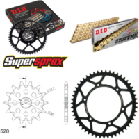 Chain Kit - Steel - for: Gas Gas EC125 03-12 13-51-114 DID520ZVM-X(G&G) rivet