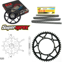 Chain Kit - Steel - for: Gas Gas MC125 01-02 13-51-116 DID520NZ Clip