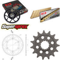 Chain Kit - ALU - black for: APRILIA RXV450 06-14/SXV450 0 15-48-114 DID520ZVM-X(G&G) endless