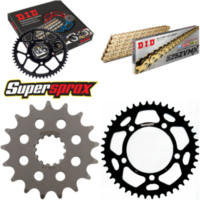 Kettensatz Alu schwarz für: BMW S1000 RR 09-11 17-44-118 DID525ZVM-X(G&G) Niet