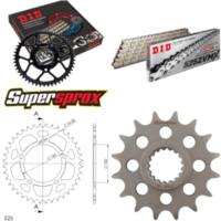 Kettensatz Alu schwarz für: APRILIA RSV4 1000 10-14/RSV4 16-40-108 DID525ZVM-X(S&S) Niet