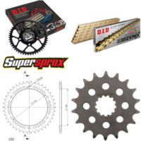 Chain Kit - ALU - black for: TRIUMPH Speed Triple 955 02-0 18-42-106 DID530ZVM-X(G&G) endless
