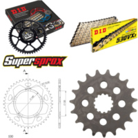 Chain Kit - ALU - black for: TRIUMPH Daytona 955 I [5 x Ø1 19-44-106 DID530VX3(G&B) rivet