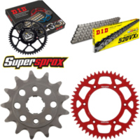 Chain Kit - ALU - red HM CRF230 Easy 04-06 13-50-110 DID520VX3 endless