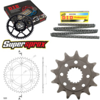 Chain Kit - ALU - red HM CRE250 Enduro 03-03/CRE450 F E 13-47-112 DID520NZ Clip