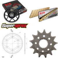 Kettensatz Alu rot HM CRE250 Enduro 04-06/CRE450 F E 13-47-116 DID520ZVM-X(G&G) Endlos