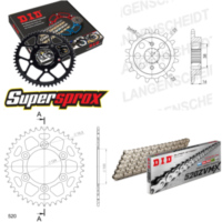 Kettensatz Alu schwarz für: DUCATI 600 Monster /Dark 95-99 14-43-102 DID520ZVM-X(S&S) Endlos