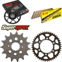 Chain Kit - ALU - black for: DUCATI 695 Monster 08-08/696 15-45-108 DID520VX3(G&B) rivet
