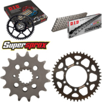 Chain Kit - ALU - black for: DUCATI 695 Monster 08-08/696 15-45-108 DID520ZVM-X rivet