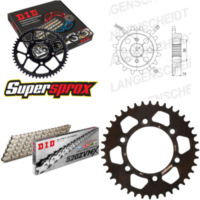 Chain Kit - ALU - black for: DUCATI 750 SS 99-01 14-40-100 DID520ZVM-X(S&S) rivet