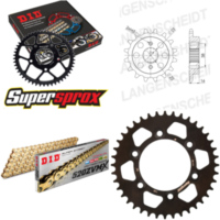 Kettensatz Alu schwarz für: DUCATI 750 SS 99-01 14-40-100 DID520ZVM-X(G&G) Niet