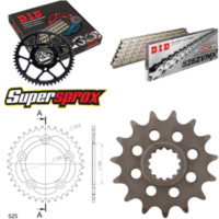 Chain Kit - ALU - black for: DUCATI 999 R 03-06/999 S 03-06 15-36-096 DID525ZVM-X(S&S) endless