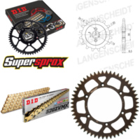 Kettensatz Alu schwarz für: HUSQVARNA SM125 S 07-13 12-52-114 DID520ZVM-X(G&G) Niet