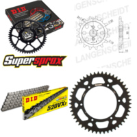 Chain Kit - ALU - black for: HUSQVARNA CR125 92-94 12-49-116 DID520VX3 rivet