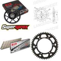 Kettensatz Alu schwarz für: HUSQVARNA CR125 92-94 12-49-116 DID520ZVM-X(S&S) Niet