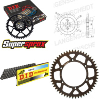 Chain Kit - ALU - black for: HUSQVARNA WR125 92-94 13-52-114 DID520 Clip