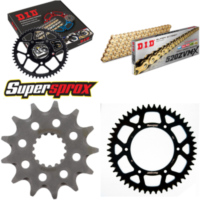 Chain Kit - ALU - black for: HUSQVARNA TC125 2T 13-14/TE12 13-50-118 DID520ZVM-X(G&G) endless