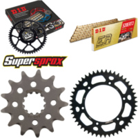 Chain Kit - ALU - black for: HUSQVARNA TE400 98-00/TE410 9 13-48-116 DID520ERT2(G&G) Clip