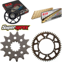 Chain Kit - ALU - black for: HUSQVARNA TC610 98-98 13-52-120 DID520ZVM-X(G&G) rivet