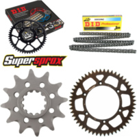 Chain Kit - ALU - black for: HUSQVARNA TC610 92-97 12-52-120 DID520NZ Clip
