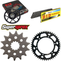 Chain Kit - ALU - black for: HUSQVARNA TE350 92-96/TE510 9 14-48-116 DID520 Clip