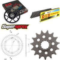 Chain Kit - ALU - black for: HUSQVARNA SM610 /S 09-09 15-43-112 DID520 Clip