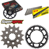 Chain Kit - ALU - black for: HUSQVARNA CR250 99-99 15-50-114 DID520VX3 rivet